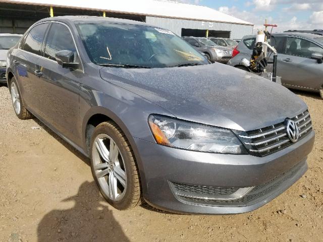 1VWBV7A39FC055000 - 2015 VOLKSWAGEN PASSAT SE GRAY photo 1