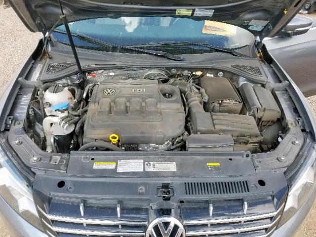 1VWBV7A39FC055000 - 2015 VOLKSWAGEN PASSAT SE GRAY photo 7