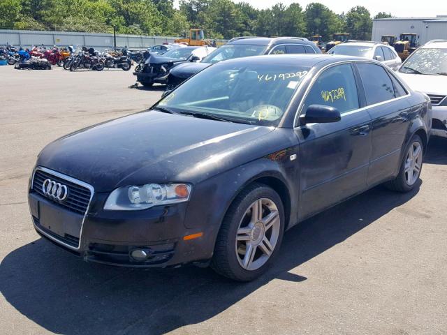 WAUDF78E56A279342 - 2006 AUDI A4 2.0T QU BLACK photo 2