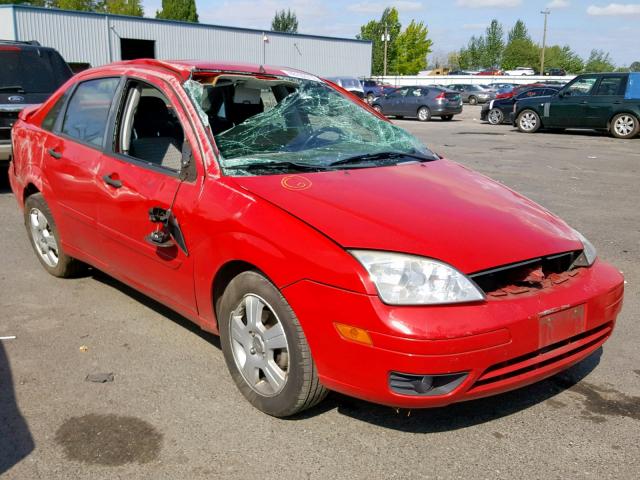 1FAFP34N47W305785 - 2007 FORD FOCUS ZX4 RED photo 1