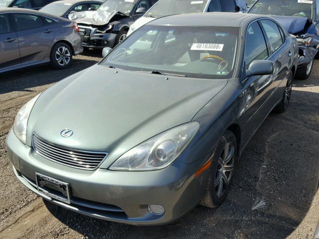 JTHBA30G155076582 - 2005 LEXUS ES 330 GREEN photo 2