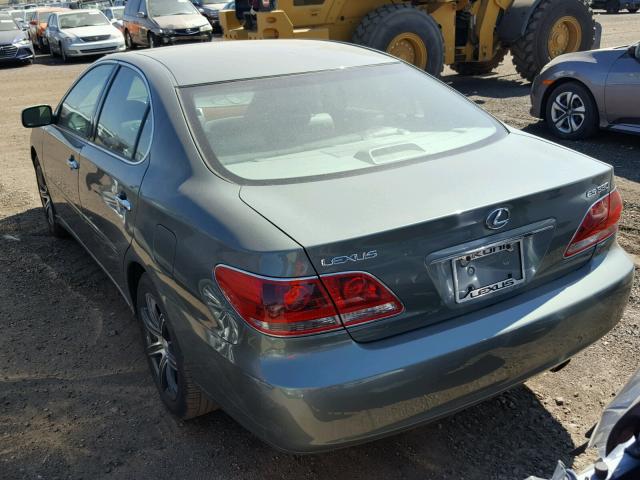 JTHBA30G155076582 - 2005 LEXUS ES 330 GREEN photo 3