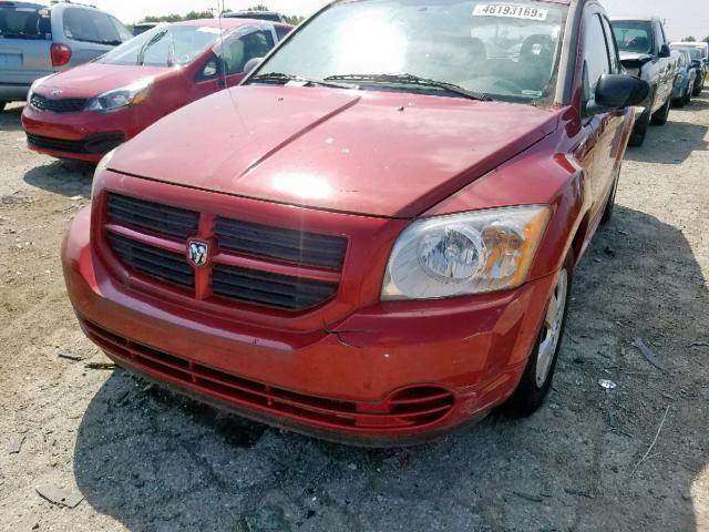 1B3HB28B27D182335 - 2007 DODGE CALIBER RED photo 9