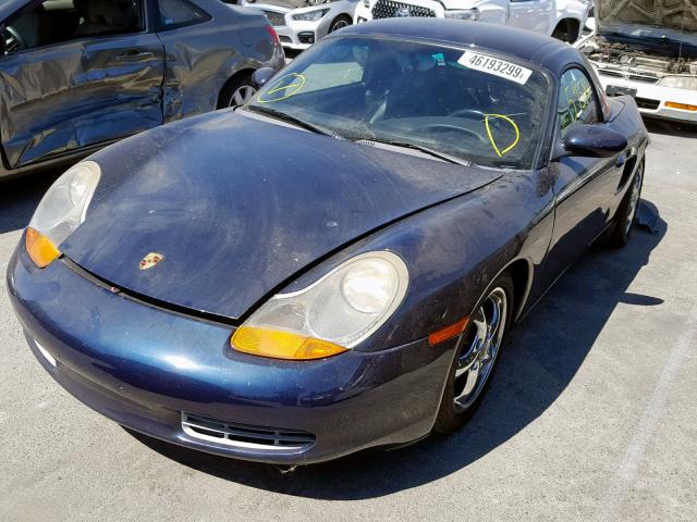 WP0CA2983XU622724 - 1999 PORSCHE BOXSTER BLACK photo 2