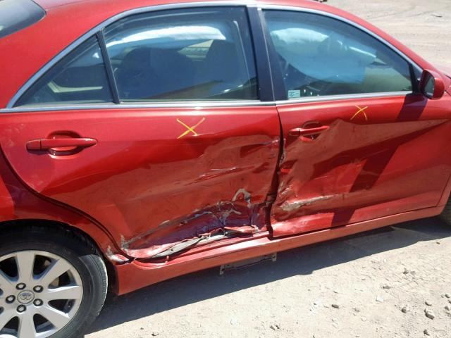 4T1BE46K69U330558 - 2009 TOYOTA CAMRY BASE RED photo 9