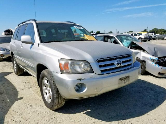 JTEGD21A540092570 - 2004 TOYOTA HIGHLANDER SILVER photo 1