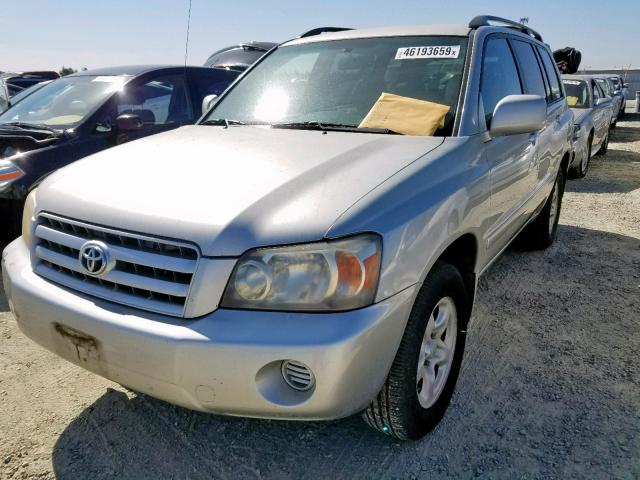 JTEGD21A540092570 - 2004 TOYOTA HIGHLANDER SILVER photo 2