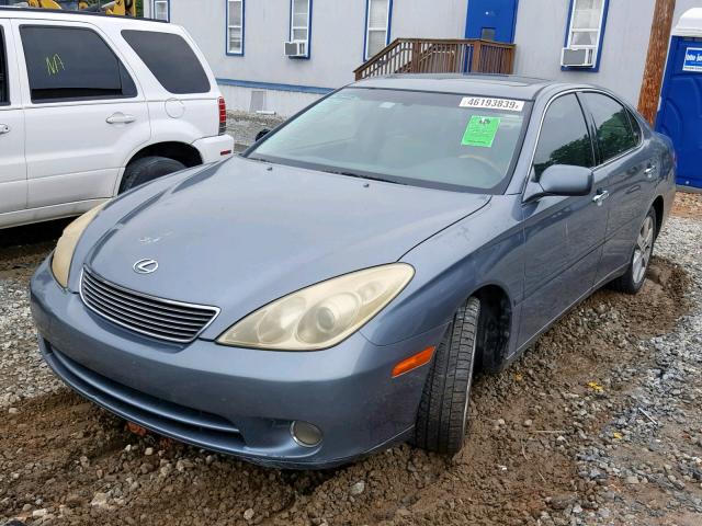 JTHBA30G855062307 - 2005 LEXUS ES 330 GRAY photo 2