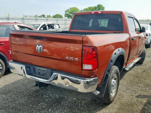 3C6TR5CT6DG561110 - 2013 RAM 2500 ST ORANGE photo 4