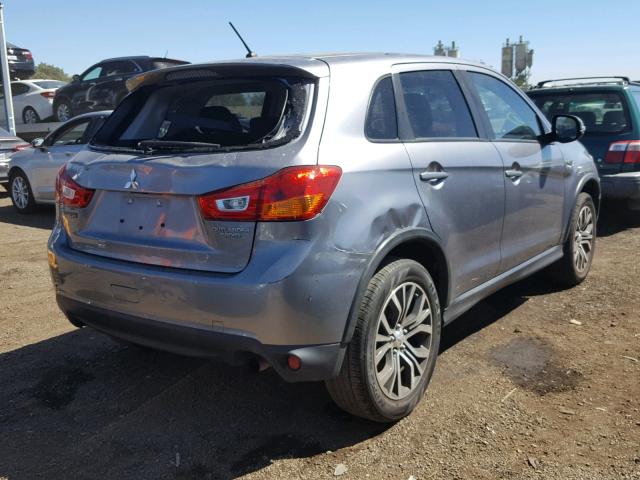 JA4AP3AU8GZ047117 - 2016 MITSUBISHI OUTLANDER GRAY photo 4