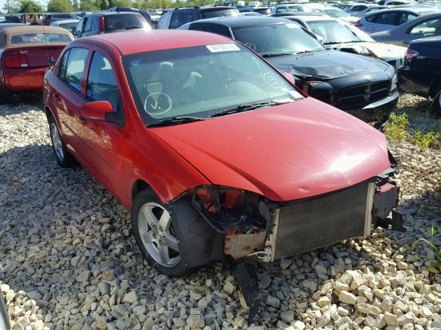 1G1AT58H197285453 - 2009 CHEVROLET COBALT LT RED photo 1