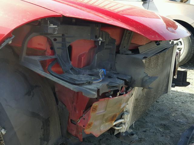 1G1AT58H197285453 - 2009 CHEVROLET COBALT LT RED photo 9