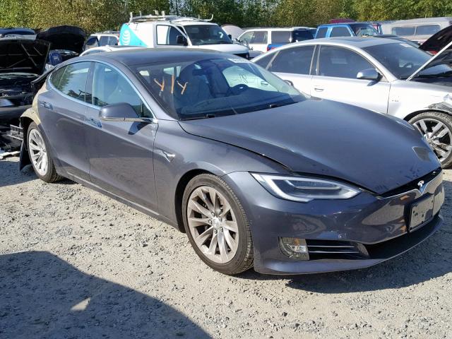 5YJSA1E26KF312771 - 2019 TESLA MODEL S GRAY photo 1