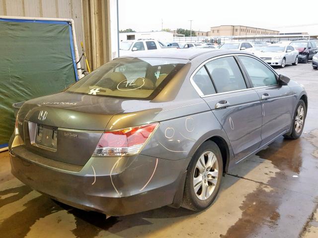 1HGCP26408A083306 - 2008 HONDA ACCORD LXP GRAY photo 4