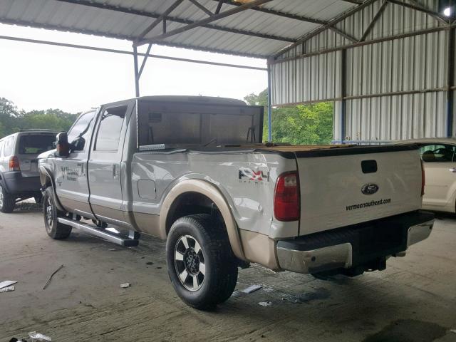 1FT7W2BT0BEB85897 - 2011 FORD F250 SUPER TWO TONE photo 3