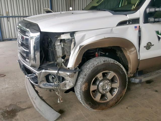 1FT7W2BT0BEB85897 - 2011 FORD F250 SUPER TWO TONE photo 9