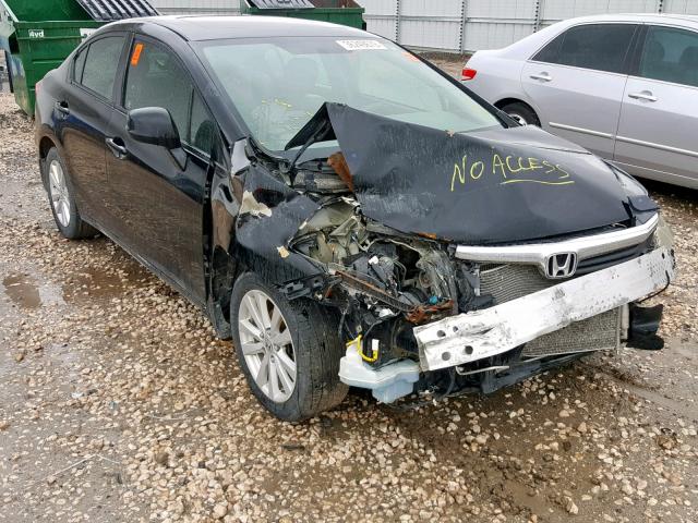 2HGFB2F96CH530044 - 2012 HONDA CIVIC EXL 黑色 照片 1