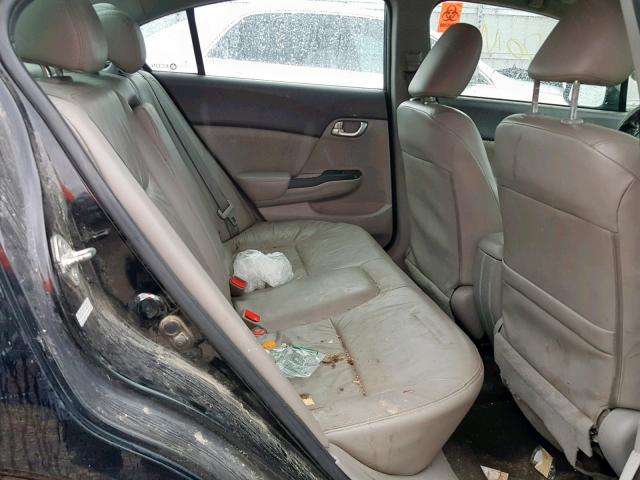 2HGFB2F96CH530044 - 2012 HONDA CIVIC EXL 黑色 照片 6