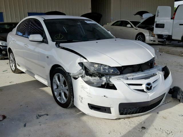 JM1BK323371662090 - 2007 MAZDA 3 S WHITE photo 1