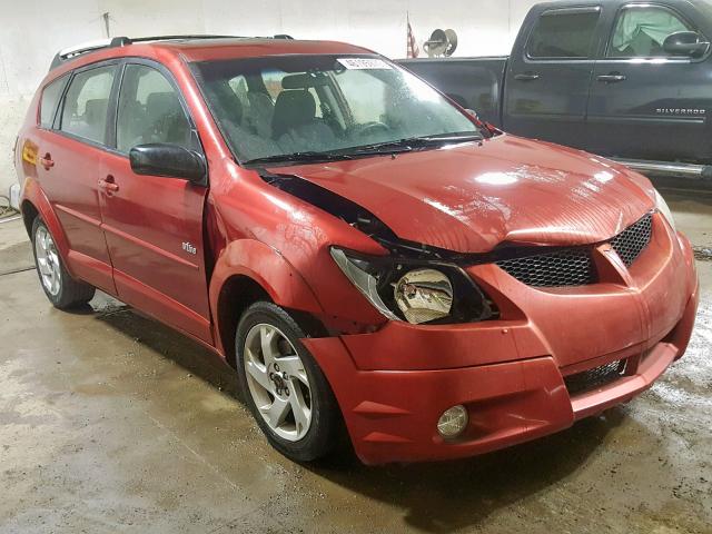 5Y2SL62804Z448486 - 2004 PONTIAC VIBE RED photo 1