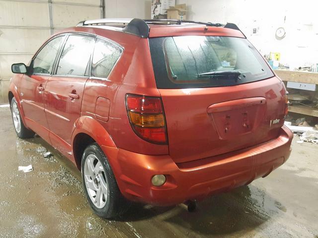 5Y2SL62804Z448486 - 2004 PONTIAC VIBE RED photo 3