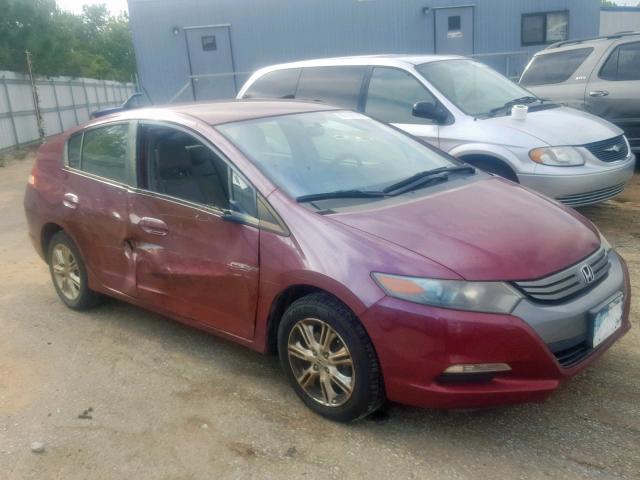 JHMZE2H70AS034580 - 2010 HONDA INSIGHT MAROON photo 1