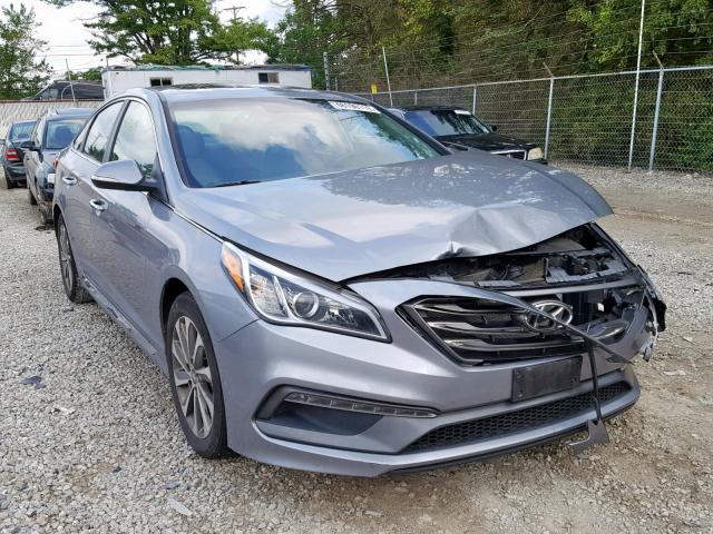 5NPE34AF1GH377358 - 2016 HYUNDAI SONATA SPO GRAY photo 1