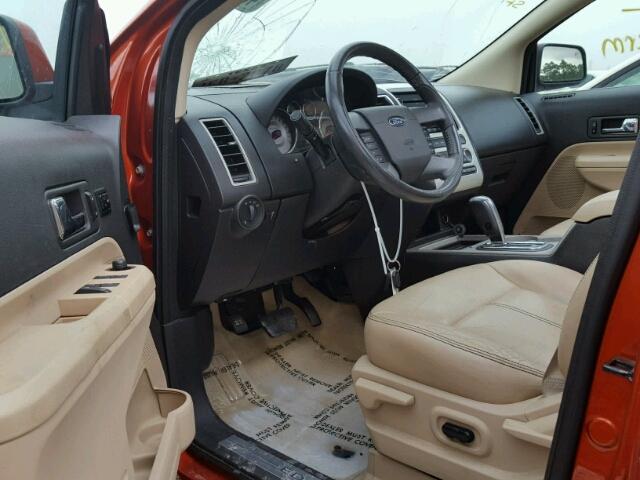 2FMDK39C68BA85071 - 2008 FORD EDGE LIMIT ORANGE photo 9