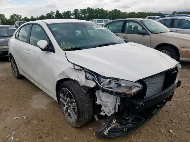 3KPF34AD9KE023734 - 2019 KIA FORTE GT L WHITE photo 1