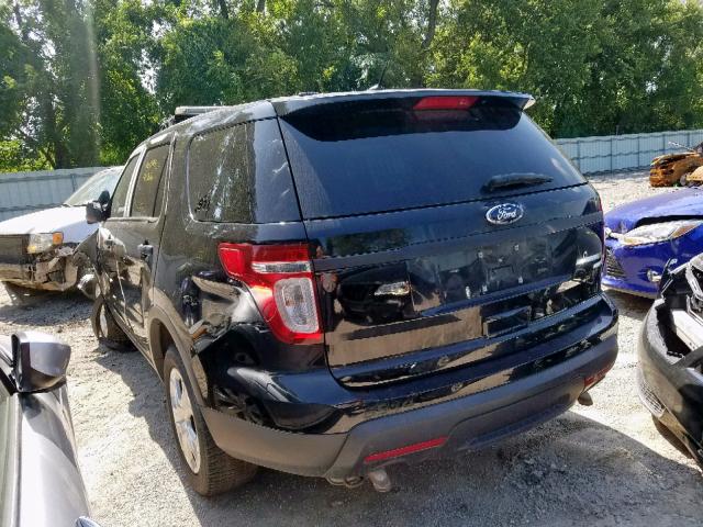 1FM5K8AR0FGA09725 - 2015 FORD EXPLORER P BLACK photo 3