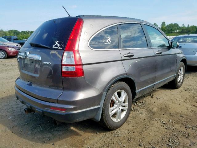 5J6RE4H79AL034028 - 2010 HONDA CR-V EXL BROWN photo 4