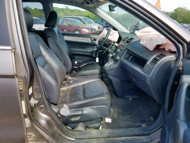 5J6RE4H79AL034028 - 2010 HONDA CR-V EXL BROWN photo 5