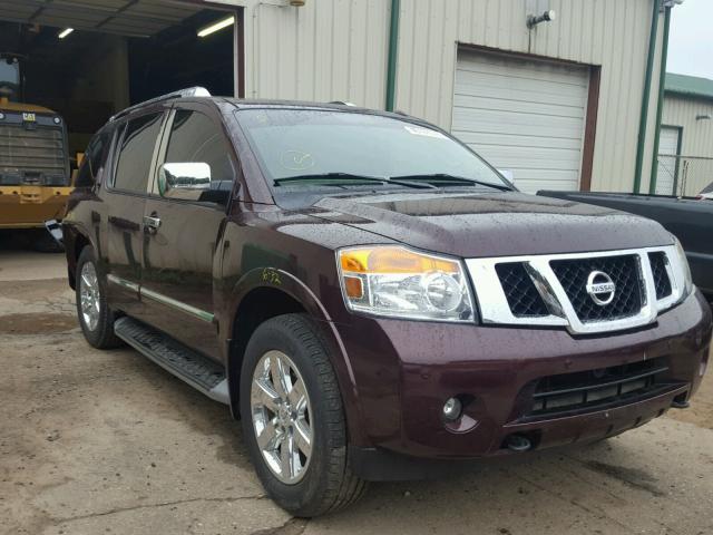 5N1AA0NC9EN611753 - 2014 NISSAN ARMADA SV BURGUNDY photo 1