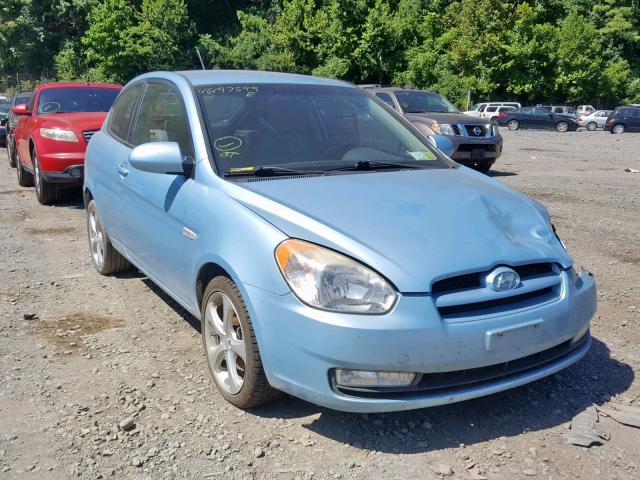 KMHCN36C59U131704 - 2009 HYUNDAI ACCENT SE BLUE photo 1