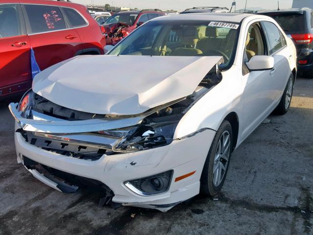 3FAHP0JAXCR411566 - 2012 FORD FUSION SEL WHITE photo 2