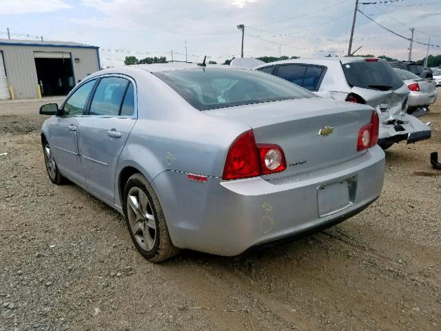 1G1ZC5EB3AF179132 - 2010 CHEVROLET MALIBU 1LT SILVER photo 3