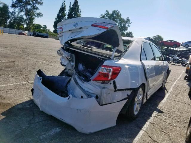 4T1BF1FK5CU126885 - 2012 TOYOTA CAMRY BASE WHITE photo 4