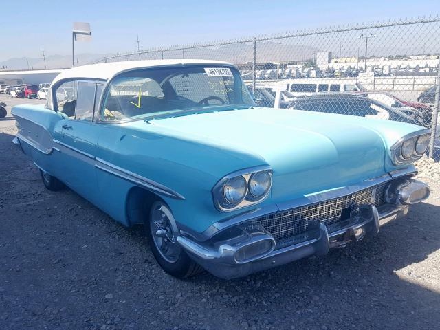 K758H11501 - 1958 PONTIAC CHIEFTAIN TEAL photo 1