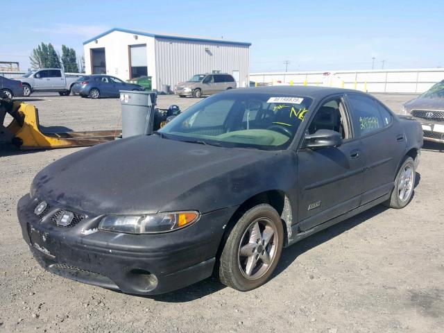 1G2WR52112F191998 - 2002 PONTIAC GRAND PRIX BLACK photo 2