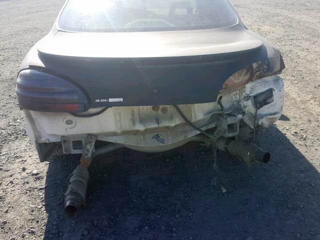 1G2WR52112F191998 - 2002 PONTIAC GRAND PRIX BLACK photo 9