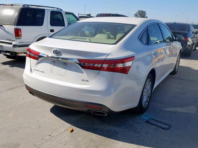 4T1BK1EB6DU016670 - 2013 TOYOTA AVALON BAS WHITE photo 4