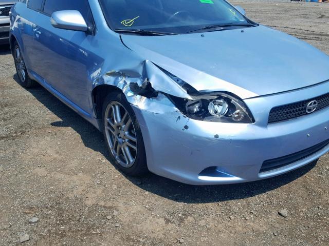 JTKDE167290285108 - 2009 TOYOTA SCION TC ლურჯი ფოტო 9