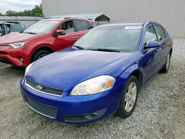 2G1WU58R779367050 - 2007 CHEVROLET IMPALA LTZ BLUE photo 2