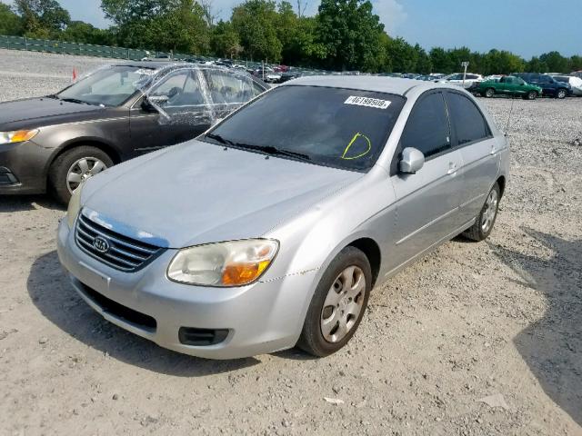 KNAFE121685578669 - 2008 KIA SPECTRA EX SILVER photo 2