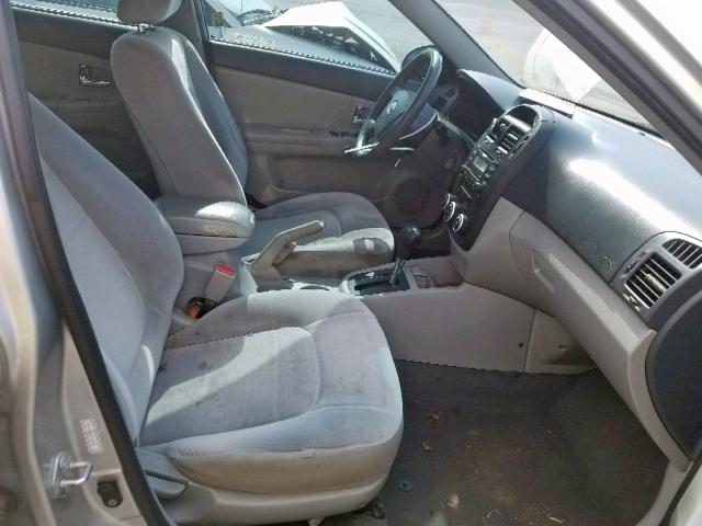 KNAFE121685578669 - 2008 KIA SPECTRA EX SILVER photo 5