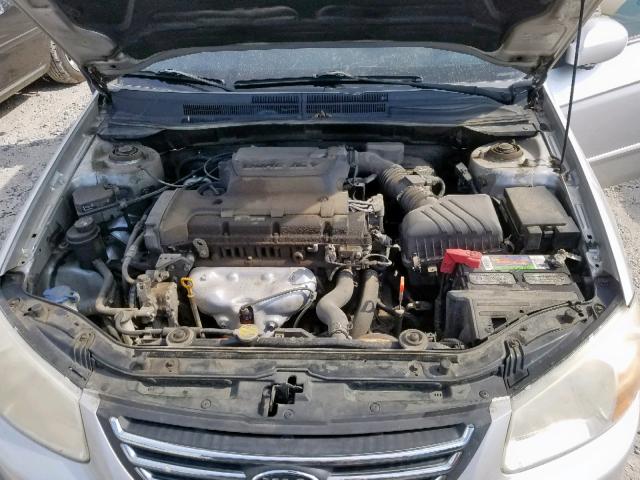 KNAFE121685578669 - 2008 KIA SPECTRA EX SILVER photo 7