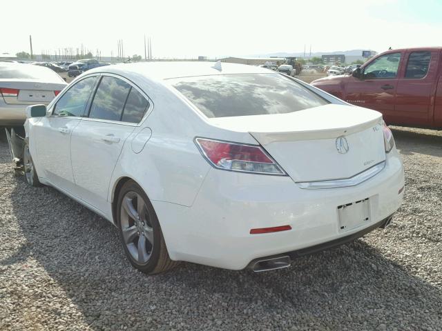 19UUA9F55DA005444 - 2013 ACURA TL TECH WHITE photo 3