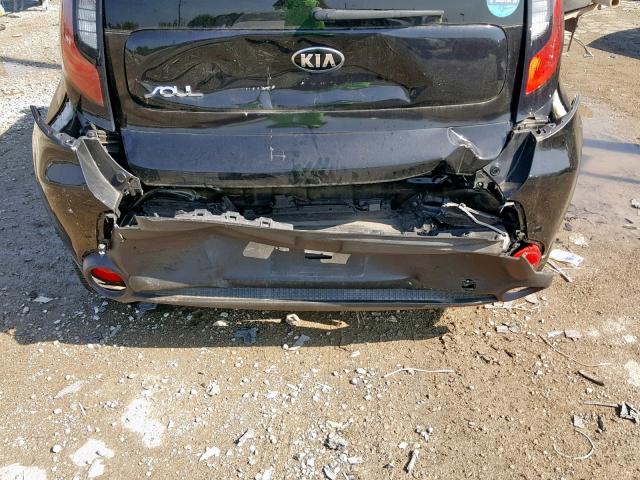 KNDJN2A29G7331226 - 2016 KIA SOUL BLACK photo 9