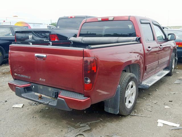 1GCDSCD98A8145330 - 2010 CHEVROLET COLORADO L BURGUNDY photo 4