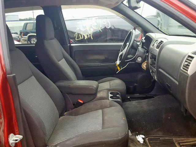 1GCDSCD98A8145330 - 2010 CHEVROLET COLORADO L BURGUNDY photo 5